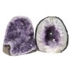1.95kg Amethyst Polished Crystal Geode Specimen Set 2 Pieces DN429 2 Amethyst Polished Crystal Geode Specimen Set 2 Pieces DN429 | Himalayan Salt Factory
