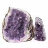 2.59kg Amethyst Polished Crystal Geode Specimen Set 2 Pieces DN431 1 Amethyst Polished Crystal Geode Specimen Set 2 Pieces DN431 | Himalayan Salt Factory