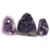 1.81kg Amethyst Polished Crystal Geode Specimen Set 3 Pieces DN439 2 Amethyst Polished Crystal Geode Specimen Set 2 Pieces DN439 | Himalayan Salt Factory
