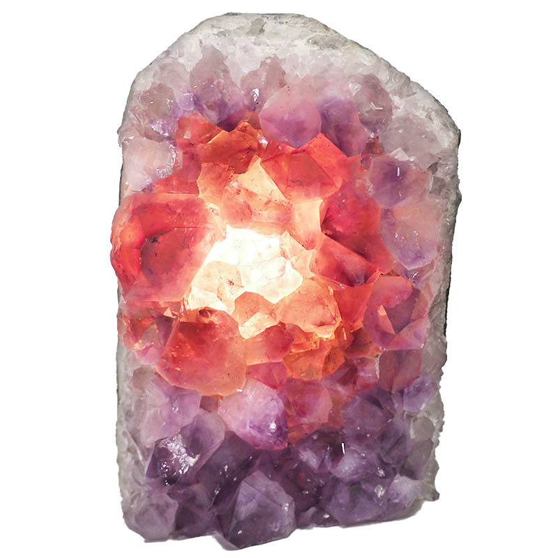 3.40kg Natural Amethyst Crystal Lamp DN366 4 Natural Amethyst Crystal Lamp DN366 | Himalayan Salt Factory