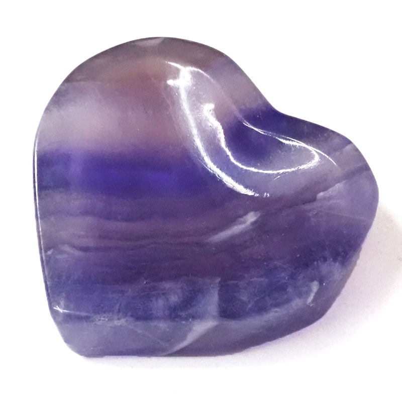 Natural Rainbow Fluorite Heart Bowl S974 6 Natural Rainbow Fluorite Heart Bowl S974 | Himalayan Salt Factory