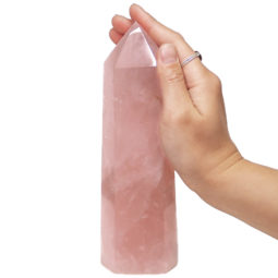 Rose Quartz Terminated Point DN357 6 Rose Quartz Terminated Point DN357 | Himalayan Salt Factory