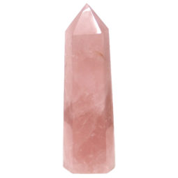 Rose Quartz Terminated Point DN357 | Himalayan Salt Factory