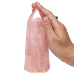 Rose Quartz Terminated Point DN359 6 Rose Quartz Terminated Point DN359 | Himalayan Salt Factory