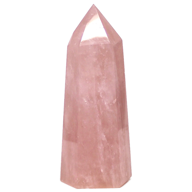 Rose Quartz Terminated Point DN359 3 Rose Quartz Terminated Point DN359 | Himalayan Salt Factory