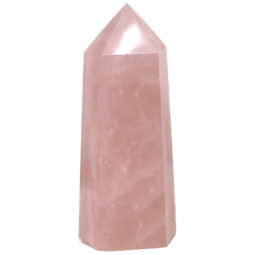 Rose Quartz Terminated Point DN360 | Himalayan Salt Factory