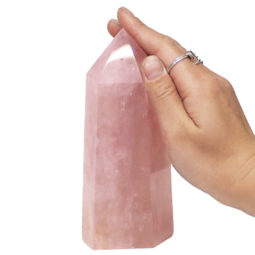 Rose Quartz Terminated Point DN362 6 Rose Quartz Terminated Point DN362 | Himalayan Salt Factory