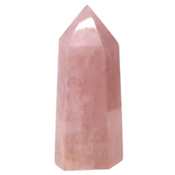 Rose Quartz Terminated Point DN362 | Himalayan Salt Factory