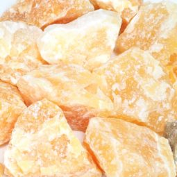 1kg Orange Calcite Large Rough Parcel | Himalayan Salt Factory