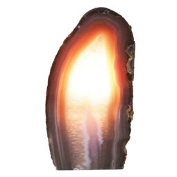 Agate Crystal Lamp N586 | Himalayan Salt Factory