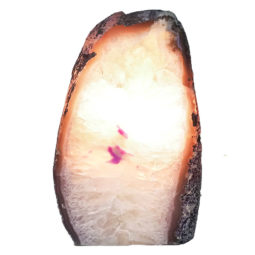 Agate Crystal Lamp N587 | Himalayan Salt Factory