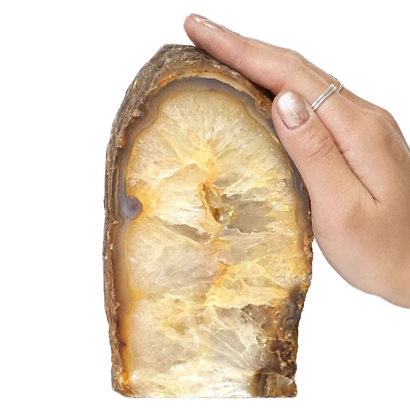 2.05kg Agate Crystal Lamp N605 5 Agate Crystal Lamp N605 | Himalayan Salt Factory