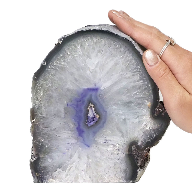 2.43kg Agate Crystal Lamp N608 5 Agate Crystal Lamp N608 | Himalayan Salt Factory