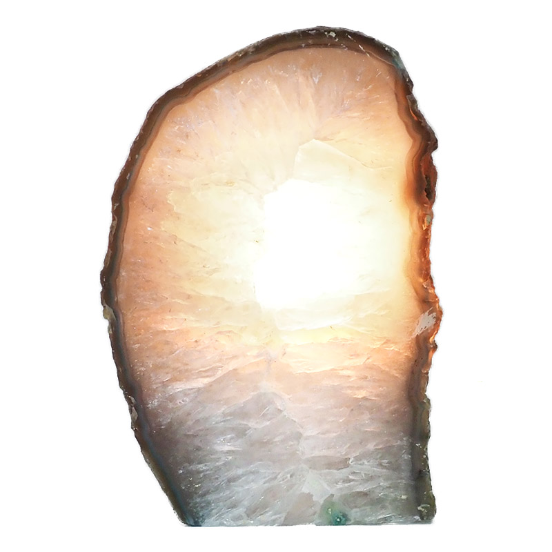 1.49kg Agate Crystal Lamp N612 4 Agate Crystal Lamp N612 | Himalayan Salt Factory
