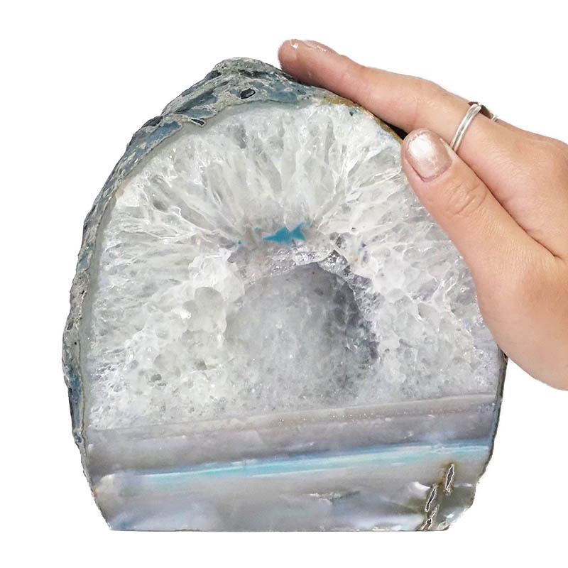 2.32kg Agate Crystal Lamp N613 5 Agate Crystal Lamp N613 | Himalayan Salt Factory