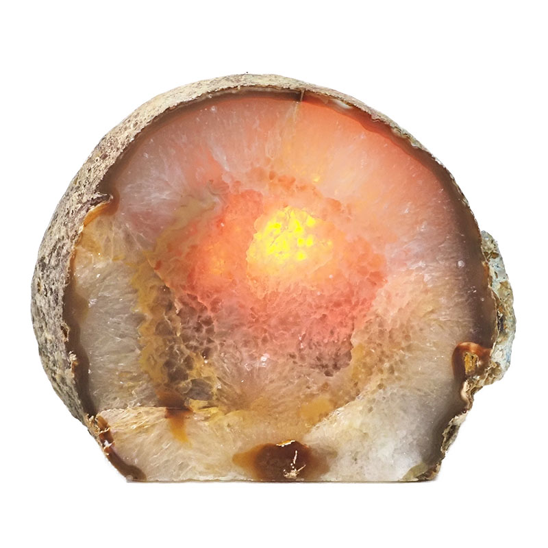 3.41kg Agate Crystal Lamp N617 4 Agate Crystal Lamp N617 | Himalayan Salt Factory