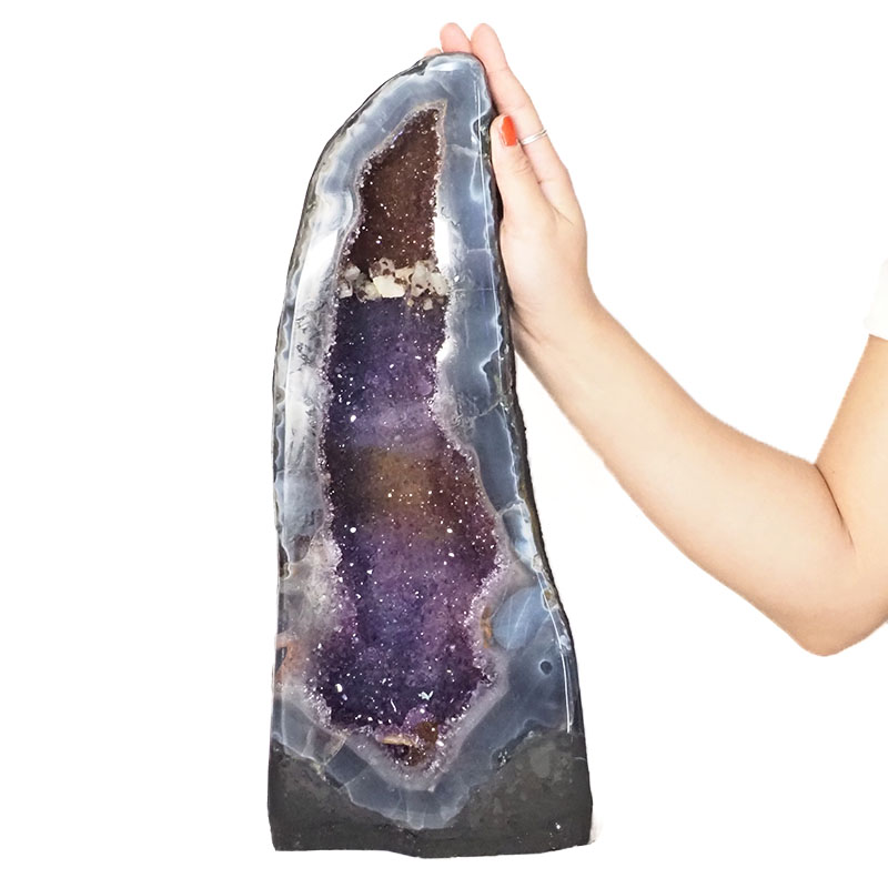 7.46kg Amethyst Cathedral Geode DS930 4 Amethyst Cathedral Geode - A Grade DS930 | Himalayan Salt Factory