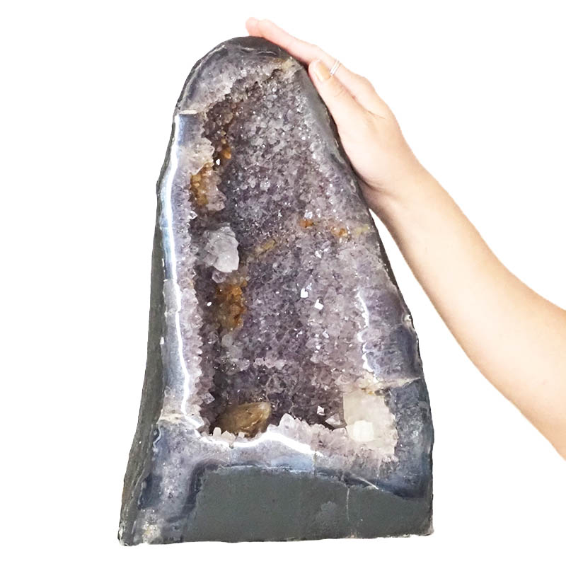 10.48kg Amethyst Cathedral Geode DS972 4 Amethyst Cathedral Geode DS972 | Himalayan Salt Factory