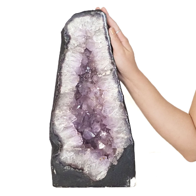 10.24kg Amethyst Cathedral Geode DS973 4 Amethyst Cathedral Geode DS973 | Himalayan Salt Factory