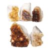1.85kg Citrine Mini Cluster Specimen Set 5 Pieces N627 2 Citrine Mini Cluster Specimen Set N627 | Himalayan Salt Factory