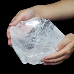 Clear Quartz Polished Large Bowl DS873 | Himalayan Salt Factory