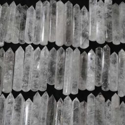 Clear Quartz Wand Set 4 (8-12cm) 11 Clear Quartz Small Wand Set 4 (8-12cm) | Himalayan Salt Factory