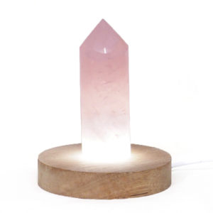 Rose Quartz Cylinder Polished Point - Large 7 Rose Quartz Cylinder Polished Point - Large 6