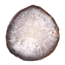 Natural Agate Polished Slab Plate DN500 | Himalayan Salt Factory