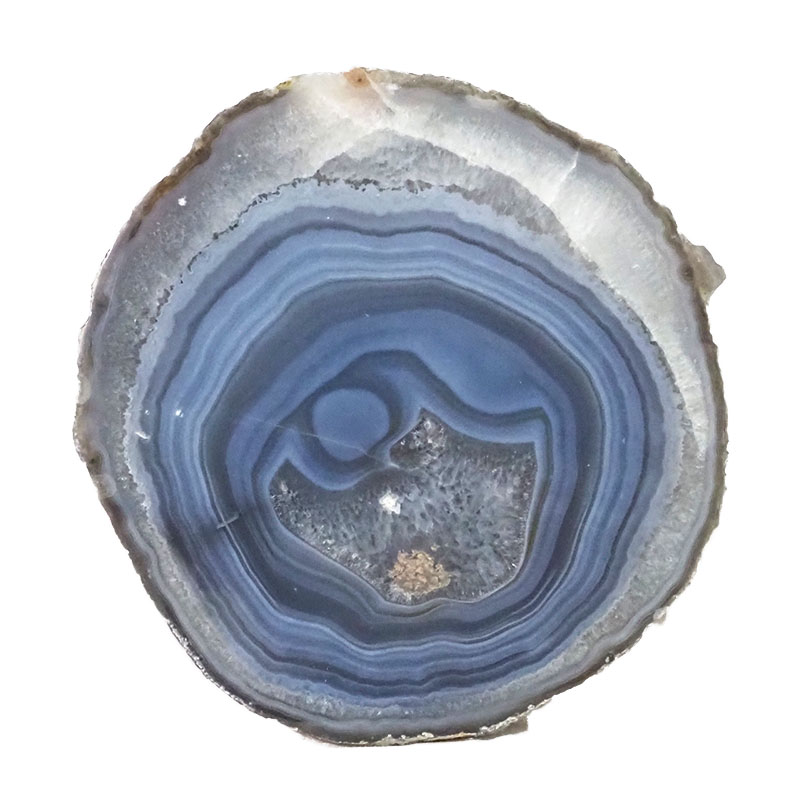 1.72kg Natural Agate Polished Slab Plate N644 3 Natural Agate Polished Slab Plate N644 | Himalayan Salt Factory