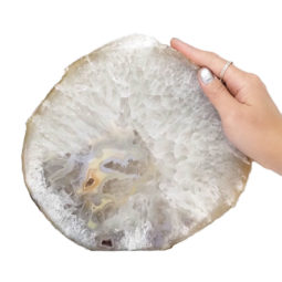 1.89kg Natural Agate Polished Slab Plate N647 5 Natural Agate Polished Slab Plate N647 | Himalayan Salt Factory