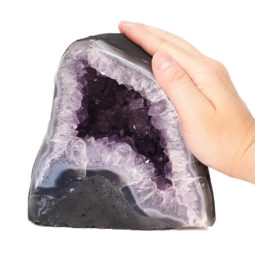 2.56kg Amethyst Cathedral Geode - A Grade DS882 5 Natural Amethyst Cathedral Geode - A Grade DS882 | Himalayan Salt Factory