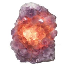 Natural Amethyst Crystal Lamp DN458 | Himalayan Salt Factory