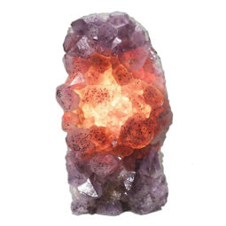Natural Amethyst Crystal Lamp DN469 | Himalayan Salt Factory