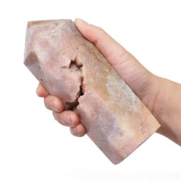 Natural Pink Amethyst Large Terminated Point DS893 | Himalayan Salt Factory