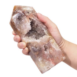 Natural Pink Amethyst Large Terminated Point DS894 | Himalayan Salt Factory