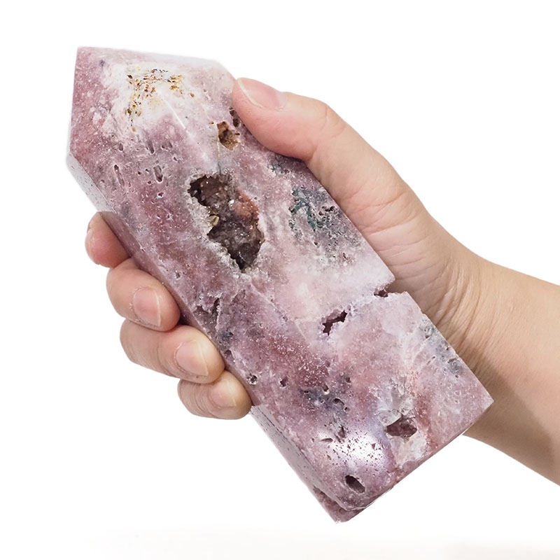 Natural Pink Amethyst Large Terminated Point DS895 4 Natural Pink Amethyst Large Terminated Point DS895 | Himalayan Salt Factory