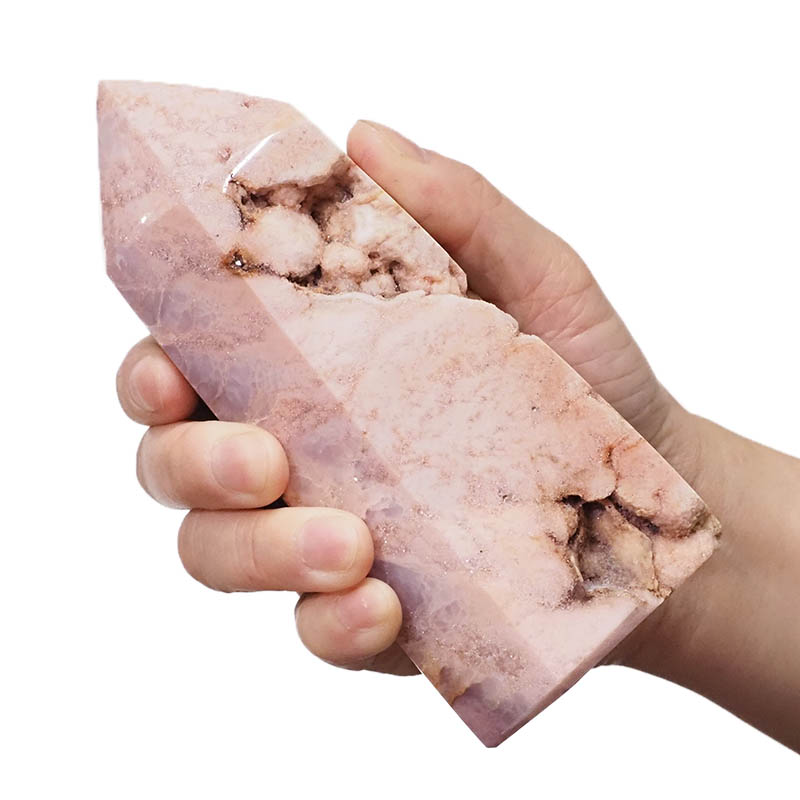 0.776kg Natural Pink Amethyst Large Terminated Point DS904 4 Natural Pink Amethyst Large Terminated Point DS904 | Himalayan Salt Factory