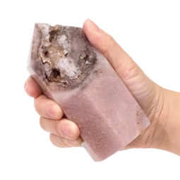 0.528kg Natural Pink Amethyst Large Terminated Point DS910 6 Natural Pink Amethyst Large Terminated Point DS910 | Himalayan Salt Factory