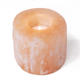 Orange Selenite Natural Shaped Tealight Holder | Crystal Factory