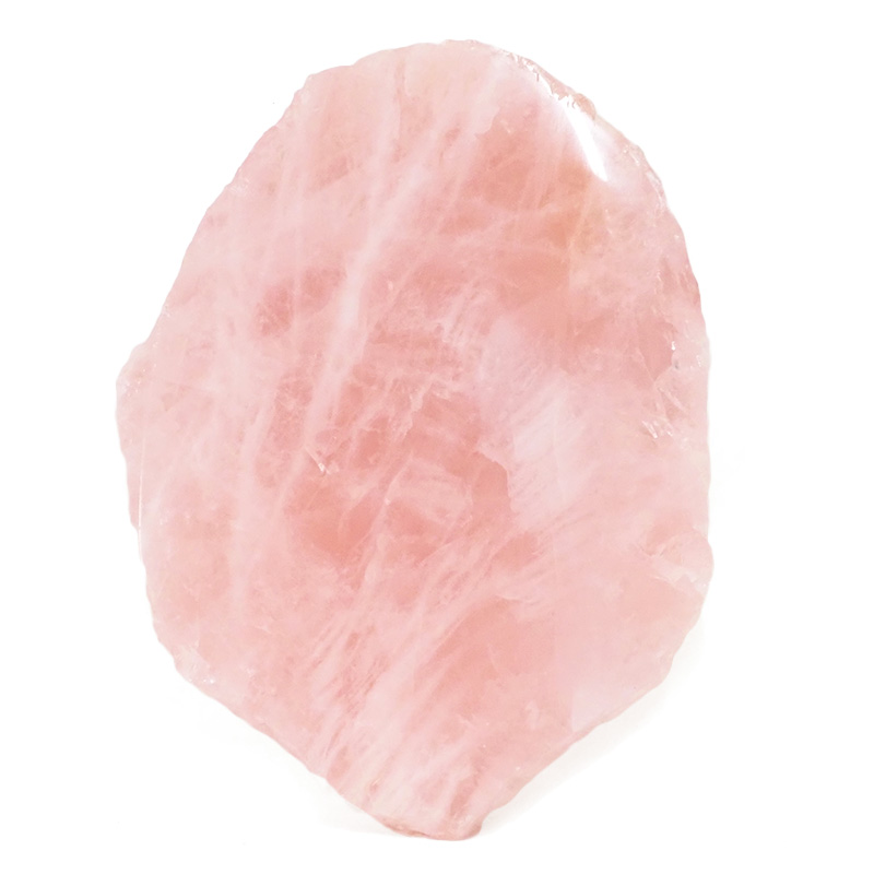 Rose Quartz Polished Slab Plate S985 3 Rose Quartz Polished Slab Plate S985 | Himalayan Salt Factory