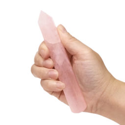 Rose Quartz Wand Set 3 (12-18cm) 7 Rose Quartz Quartz Wand Set 3 (12-18cm) | Himalayan Salt Factory