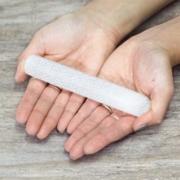 Selenite Engraved Wand | Himalayan Salt Factory