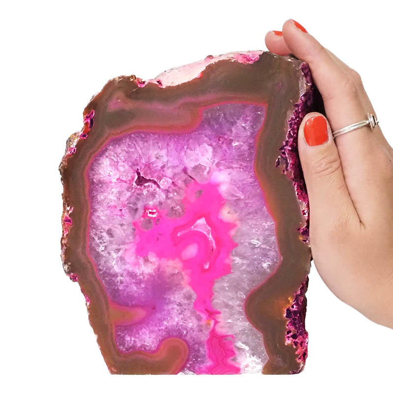 2.64kg Agate Crystal Lamp N670 5 Agate Crystal Lamp N670 | Himalayan Salt Factory