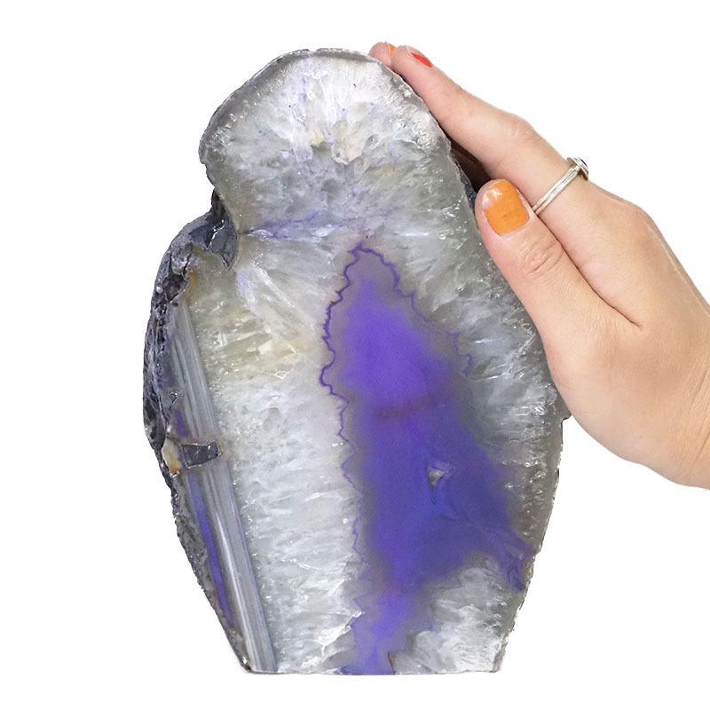 2.44kg Agate Crystal Lamp N700 5 Agate Crystal Lamp N700 | Himalayan Salt Factory