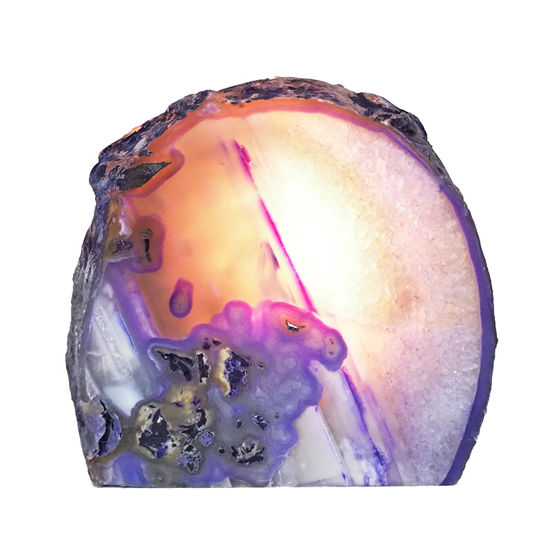 2.82kg Agate Crystal Lamp N704 4 Agate Crystal Lamp N704 | Himalayan Salt Factory