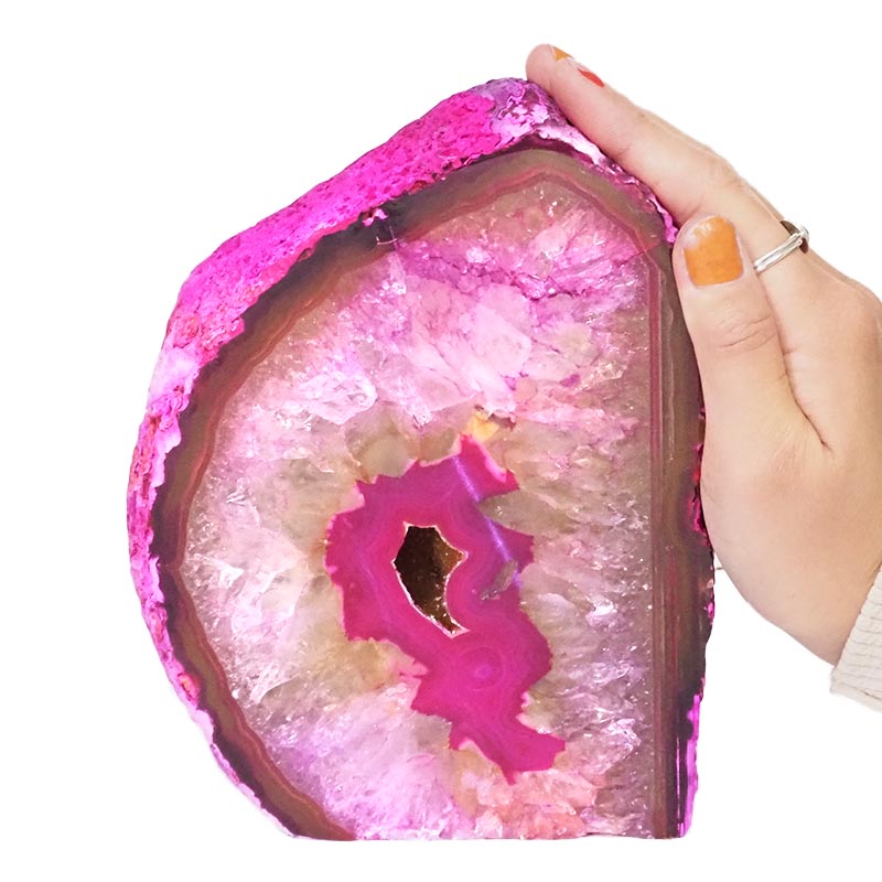 3.02kg Agate Crystal Lamp N712 5 Agate Crystal Lamp N712 | Himalayan Salt Factory
