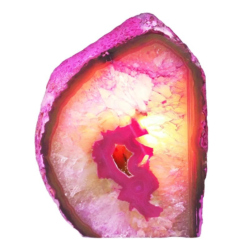 3.02kg Agate Crystal Lamp N712 4 Agate Crystal Lamp N712 | Himalayan Salt Factory