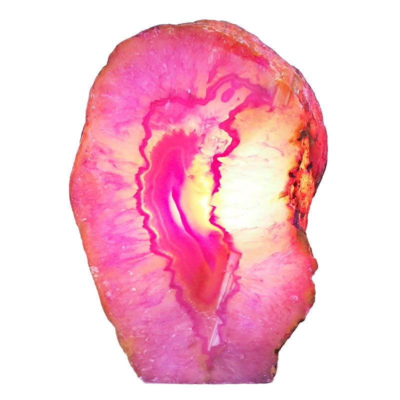 3.01kg Agate Crystal Lamp N718 4 Agate Crystal Lamp N718 | Himalayan Salt Factory