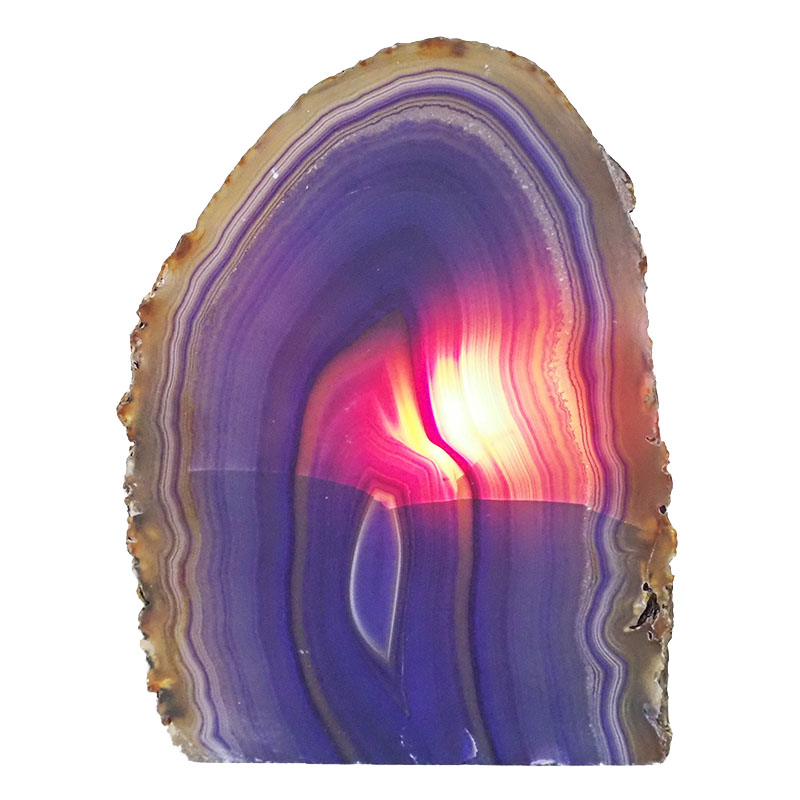 2.64kg Agate Crystal Lamp N724 4 Agate Crystal Lamp N724 | Himalayan Salt Factory