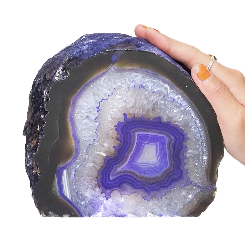 3.24kg Agate Crystal Lamp N725 5 Agate Crystal Lamp N725 | Himalayan Salt Factory